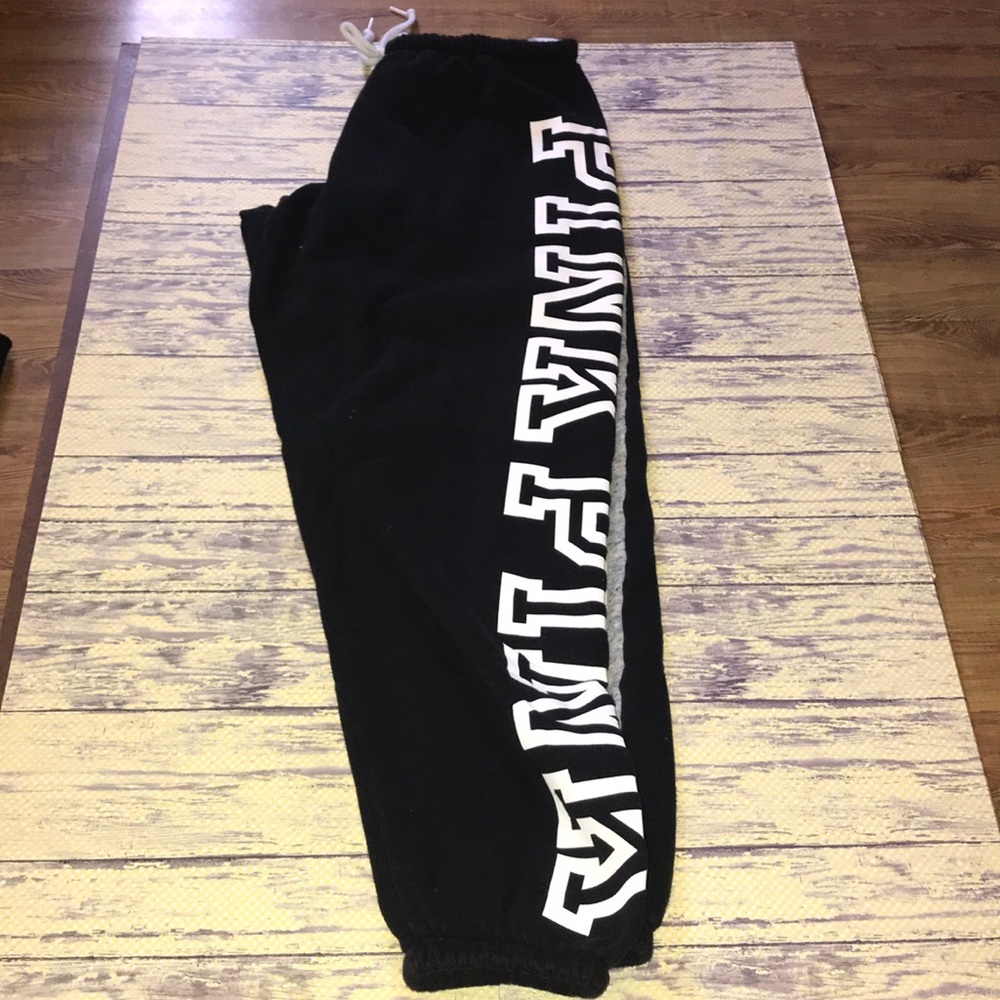 PINK drawstring sweat pants